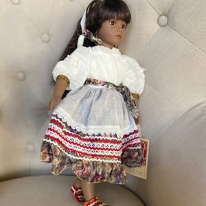 Dynasty Collectible Porcelain Doll. New in Box